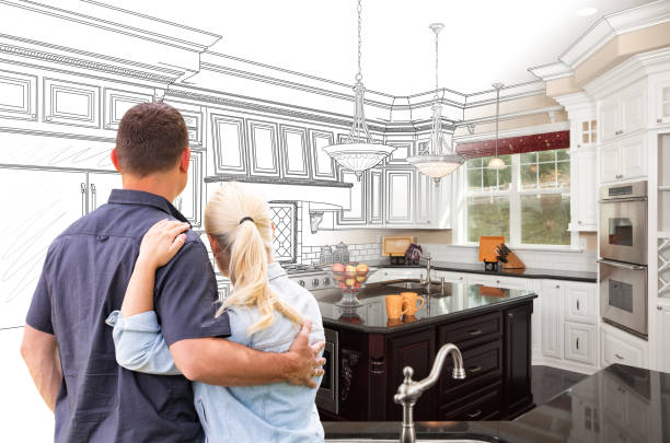 Professional Kitchen Island Installation technician working in Medford, NJ
